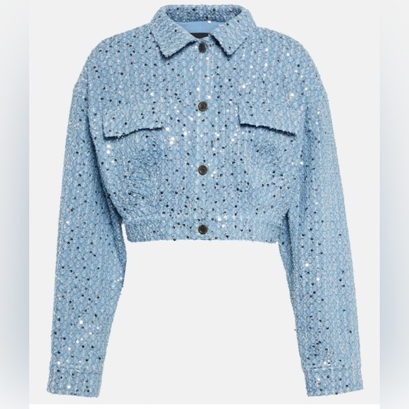 ROTATE Jackets & Blazers - Rotate Birger Christensen Sequined denim ONLY jacket